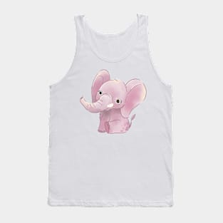 Cartoon elephant Tank Top